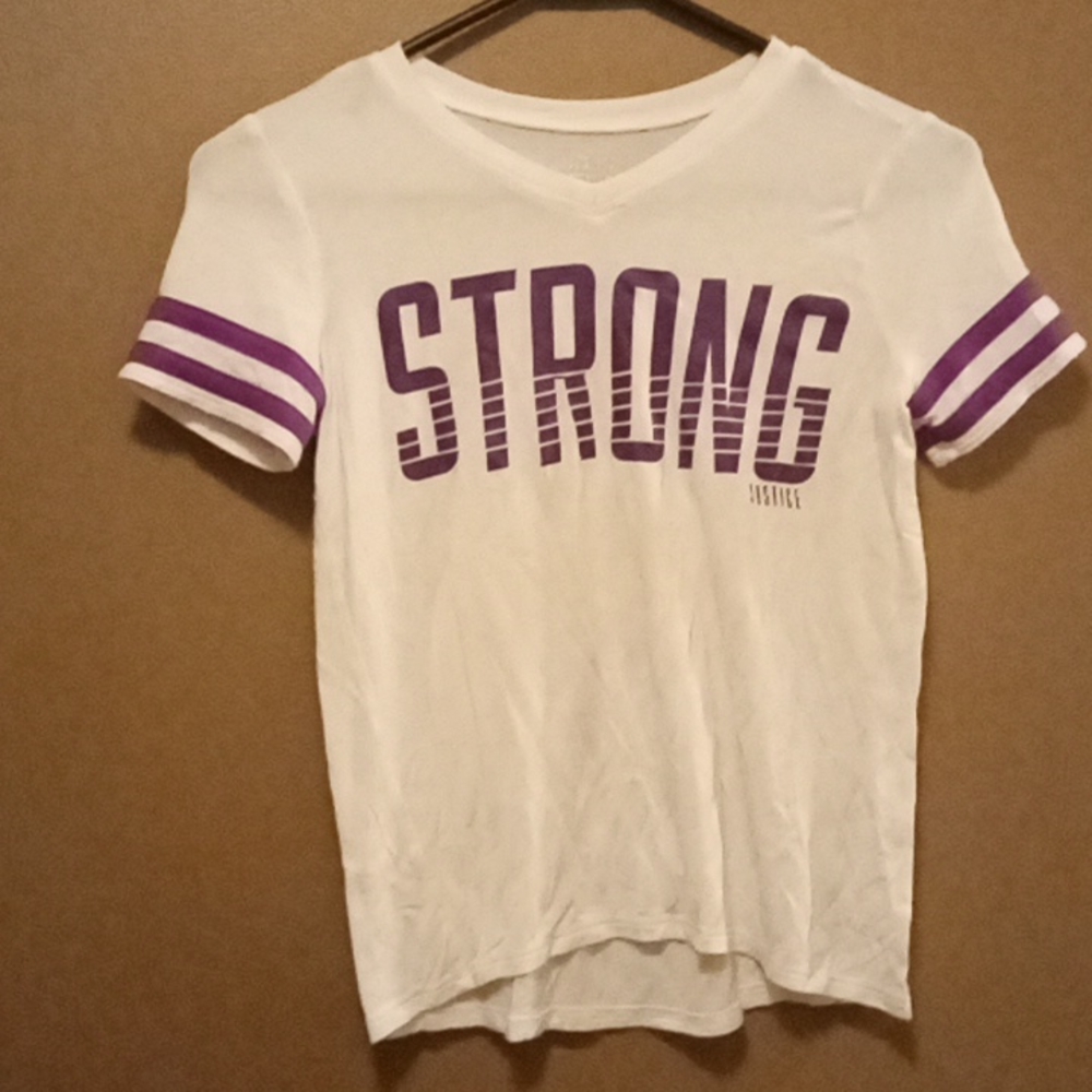 Justice Tee Shirt Size 6/7